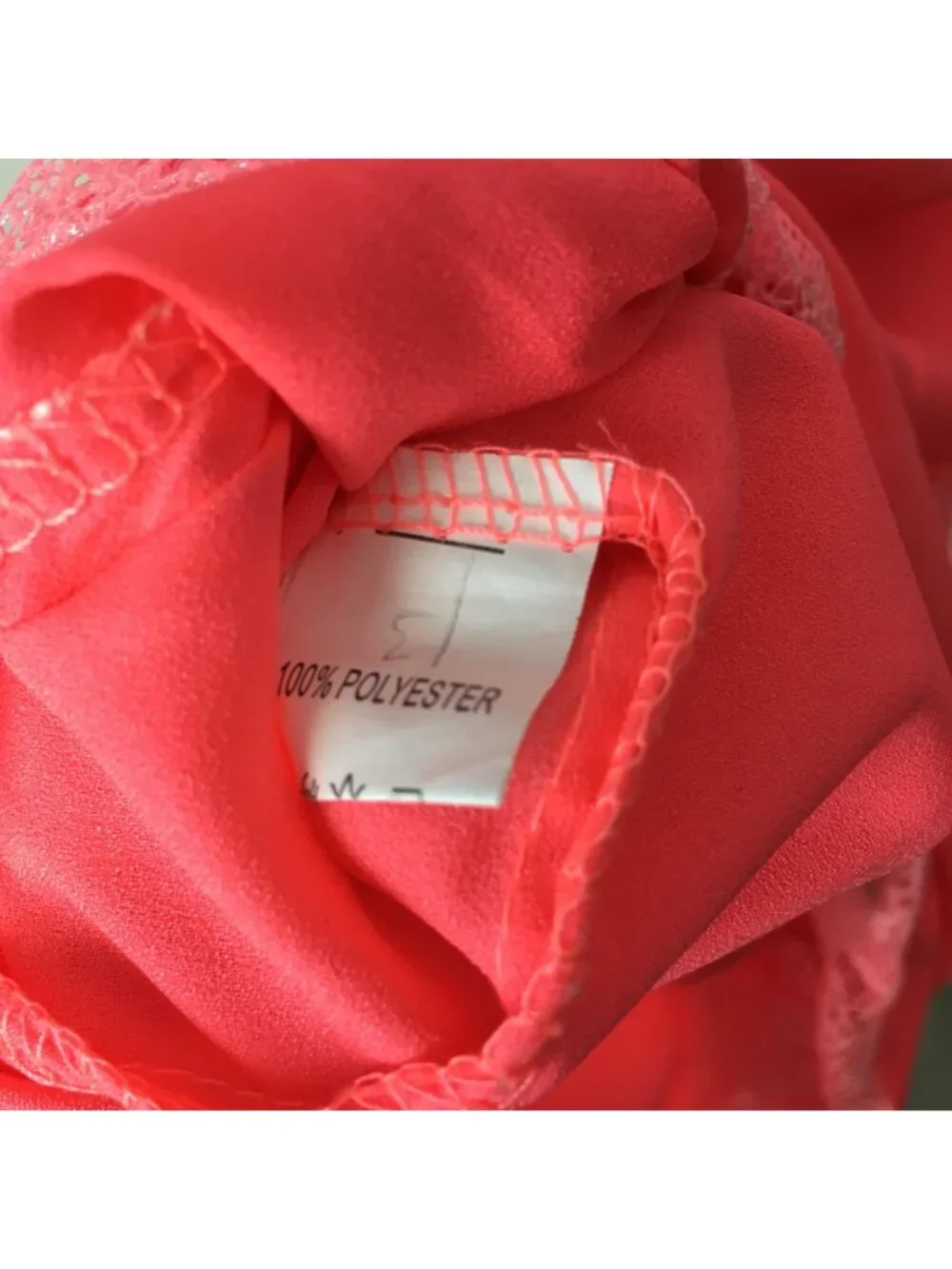 Shareen Romper Size 8 Orange with Lace Detail Shorts